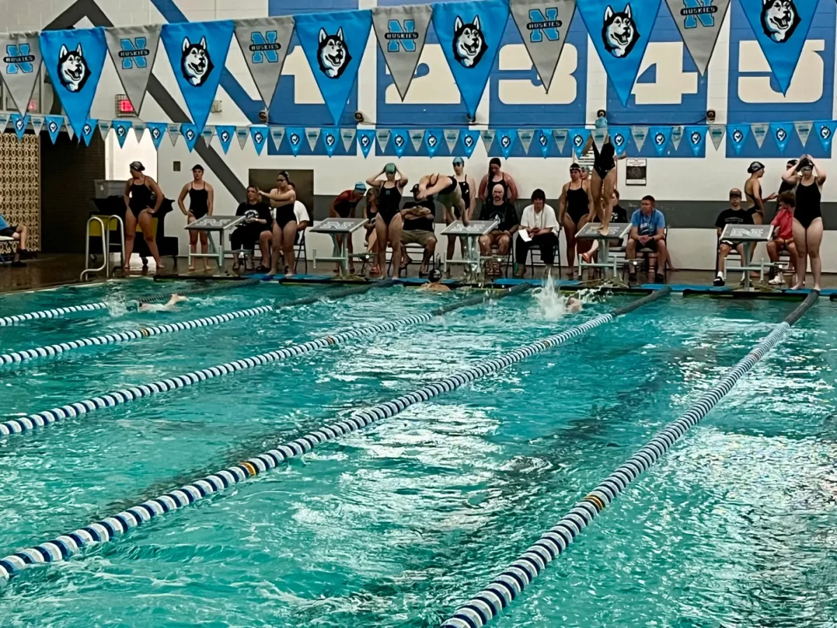 Memorial vs. North: Girls Swim & Dive